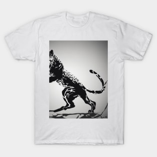 Leopard Shadow Silhouette Anime Style Collection No. 186 T-Shirt